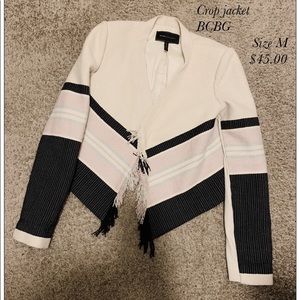BCBG crop jacket size M